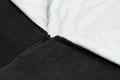 Fusak EMITEX Fanda 2v1 fleece s bavlnou 2022, černá + černá stříbrný potisk kytky   - 6/7