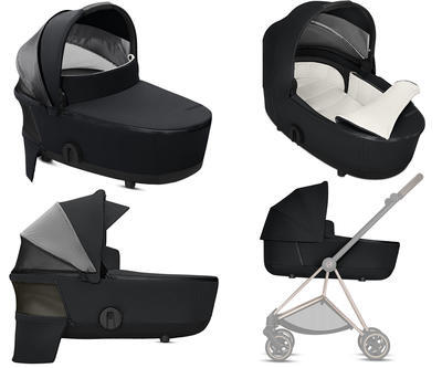 Kočárek CYBEX Set Mios Chrome Black Seat Pack 2021 včetně Cloud Z i-Size, khaki green - 6