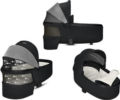 Kočárek CYBEX Set Priam Chrome Black Seat Pack 2019 včetně Aton 5, manhattan grey - 6