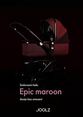Kočárek JOOLZ Geo2 kompletní set 2021 Limitovaná edice Epic Maroon - 6