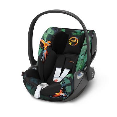 Kočárek CYBEX Set Priam Lux Seat Fashion Birds of Paradise 2019 včetně autosedačky + DÁREK, podvozek Priam Chrome Brown - 6
