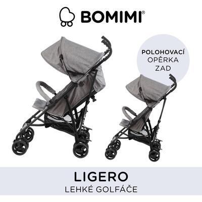 Kočárek BOMIMI Ligero 2024, grey melange - 6