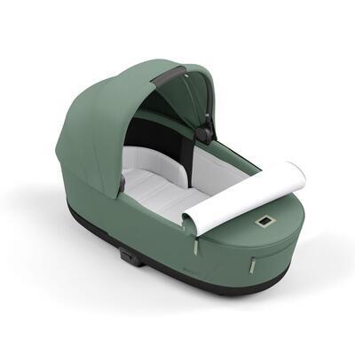 Kočárek CYBEX e-Priam Chrome Black Seat Pack 2024 včetně korby, leaf green - 6