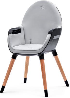 Jídelní židlička KINDERKRAFT Fini 2022, grey/black - 6