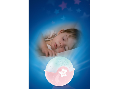 Noční lampička INFANTINO s projekcí 2021, růžová - 7