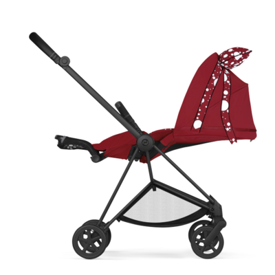 Kočárek CYBEX by Jeremy Scott Mios Seat Pack Petticoat Red 2021 včetně korby, podvozek Mios Chrome Black - 7