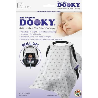 Clona DOOKY Car Seat Canopy 2023, silver stars - 7