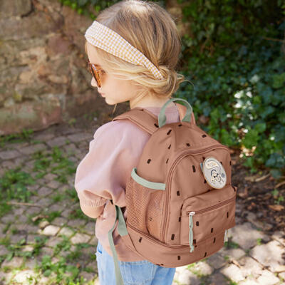 Dětský batoh LÄSSIG Mini Backpack Happy Prints 2024, caramel - 7