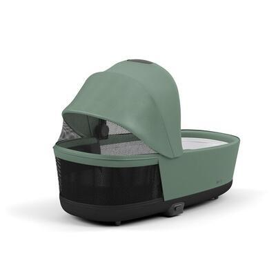 Kočárek CYBEX e-Priam Chrome Black Seat Pack 2024 včetně korby, leaf green - 7