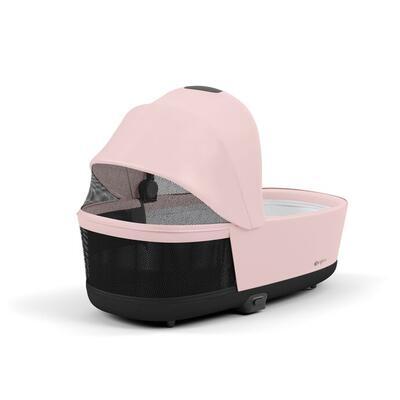 Kočárek CYBEX Set e-Priam Matt Black Seat Pack 2024 včetně Cloud T i-Size PLUS a báze, peach pink - 7