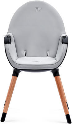 Jídelní židlička KINDERKRAFT Fini 2022, grey/black - 7